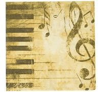 Paperproducts Design 335765 - Tovagliolo per pianoforte, confezione da 20 pezzi, 15 x 15 cm