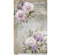 Papers For You Carta di Riso 54x33 cm 25-30 gr. Fogli Decoupage (La Ven In Fleurs Dahlias II)