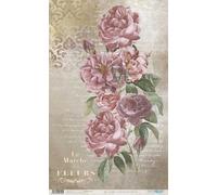 Papers For You Carta di Riso 54x33 cm 25-30 gr. (La Ven In Fleurs Roses IV)
