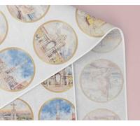 Papers For You - Carta di Riso per Decoupage 54x33 cm | 25-30 g | Design Lisbona VIII | Artigianato e Scrapbooking