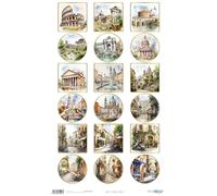 Papers For You - Carta di Riso per Decoupage 54x33 cm | 25-30 g | Roma IX Design | Artigianato e Scrapbooking