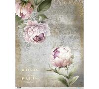 Papers For You Carta Riso 54x70 cm 25-30 gr. (La Ven en Fleurs Peonies II)
