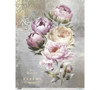 Papers For You Carta Riso 54x70 cm 25-30 gr. (La Ven en Fleurs Peonies IV)