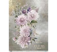 Papers For You Carta Riso 54x70 cm 25-30 gr. (La Ven In Fleurs Dahlias I)