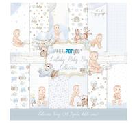Papers For You Gamma di prodotti della collezione Lullaby Baby Boy (24 carte Scrap double face 180gr 8''x8'')
