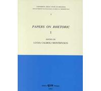 Papers on rhetoric. Vol. 1