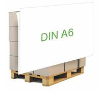 PaperXpert Adesivi per pacchetti/pallet, DIN A6 x 2000, con linguetta da 4,5 mm, per una facile rimozione, autoadesivi, per stampanti laser e a getto d'inchiostro, Made in Germany