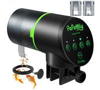 Papettly Mangiatoia Automatica Acquario Automatico Distributore Cibo Pesci a Bat