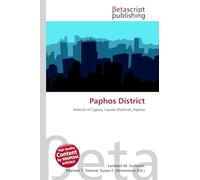 Paphos District: Districts of Cyprus, Capital (Political), Paphos