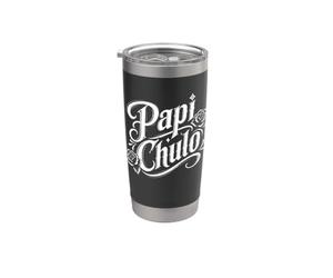 Papi Chulo Spagnolo Latino Bello Uomo Grafica Bicchiere termico in acciaio inox doppia parete