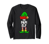 Papi Elfo Corrispondenza Famiglia Natale Uomini Maglia a Manica