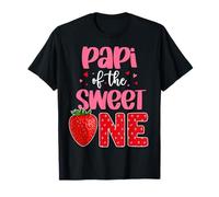 Papi of The Sweet One - Festa di Compleanno in Famiglia con Fragole Maglietta
