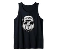 Papibara Cool Capybara Papa papà Day Canotta