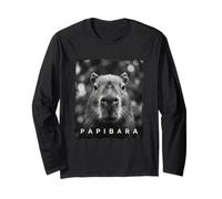 Papibara Festa del papà Best Dad Capybara Maglia a Manica