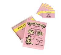 PAPIER ARMENIE Carta Armenia Rosa Set Vintage 6 Quaderni Carta