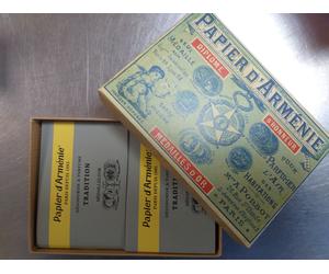 Papier D'Arménie Deodorante Naturale, Scatola Serie Limitata «1900» (12 Libri