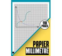 Papier Millimétré: Carnet de 110 Pages pour Dessin Millimétré, A4 21x29,7 cm, Pour Enfant et Adulte