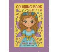 PAPIER MISSES 2: A charming coloring book with 45 hand-drawn girls in various artistic styles - perfect for kids and adults to print, color, and enjoy.