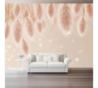 Papier Peint Intissé Fine Art Astratta Delicata Rosa,Photo Murale 400 x 280(WxH) pour Salon, Solution de Qualité Professionnelle pour Créer une Ambiance Naturelle et Calme