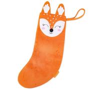 PaPIerDraCHeN Calze Natalizie 20 x 40 cm - Velluto Volpe - Set 2