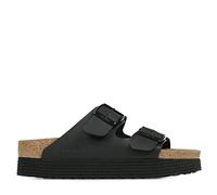 Papillio Arizona grooved Black, Birko Flor, PIANELLE Unisex-Adulto, Piattaforma Nero Veg, 40 EU