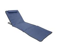 PAPILLON 125, 8043521, Tappetino da Spiaggia, Imbottito, reclinabile, con Schienale Pieghevole, Unisex, per Adulto, Blu, Taglia Unica