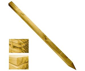 PAPILLON 8044800 Poste Madera Cuadrado para Cancela y Valla 7x7x150cm