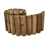 Bordura Rollborder Aiuole Giardino Recinzione Steccato In Legno Di Pino Ø 5X250X