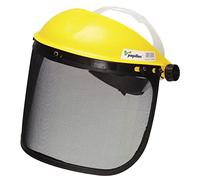 VISIERA PROTETTIVA CON MASCHERA A RETE REGOLABILE RIBALTABILE DIN EN 166