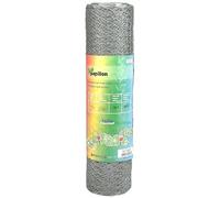 25 MT ROTOLO RETE METALLICA ZINCATA TRIPLA TORSIONE RECINZIONE ANIMALI POLLI