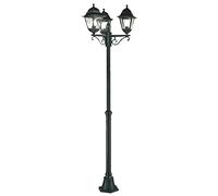 Papillon 92601 Charme Lampione, 3 Luci, 54X54X203 cm, Nero