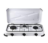 Papillon 95262 Fornello a 3 fuochi, Bianco/Nero