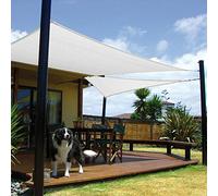 Vela OMBREGGIANTE QUADRATA - Bianca 5x5mt - giardino telo copertura tenda