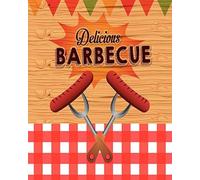 Papillon BBQ Tappetino igienico, Delizioso Barbecue