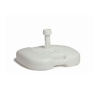 Base per Ombrellone Plastica cm.45x45 Bianco Spiaggia Piscina Mare Terrazzo Diametro funsto massimo 35mm. Minimo 22mm - bianco 8010710001190