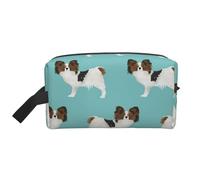 Papillon Cani Simpatico cane Toy Spaniel, Borsa per il trucco Borsa per cosmetici Borsa da viaggio portatile da viaggio Borsa per trucco Organizer