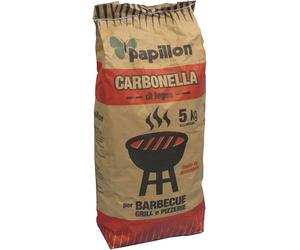PAPILLON CARBONELLA CARBONE LEGNO VEGETALE 5 KG BARBECUE GRIGLIA CODICE CARB5
