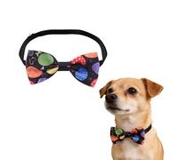Papillon con stampa pasquale per uomini ragazzi accessori pasquali verdi per decorazioni per feste cravatte a fiocco con motivo a uovo nero verde, Small, Metallo non prezioso, Non pietra preziosa