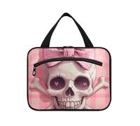 Papillon Cranio Pesca Appeso articoli da toeletta Borsa per le donne con gancio, Designer Borse espandibili per articoli da toeletta per papà Gym kit de para Mujer L