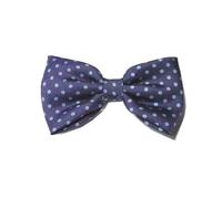 PAPILLON DA BAMBINO blu A POIS PUNTINI pallini AZZURRI SETA silk bimbo mad ITALY