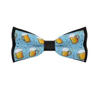 Papillon da uomo per la giornata della birra, regolabili, pre-annodati, classici, con clip, in tinta unita, per matrimoni, feste e balli di fine anno.