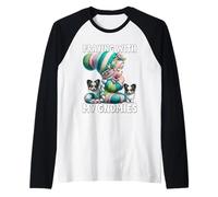 Papillon Dog Mom Gnome For Christian Women Kids Cute Praying Maglia con Maniche Raglan