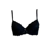 Papillon E' BY Papillon Reggiseno Fantasia BALCONETTO Imbottito in Pizzo Elasticizzato (IT, Taglia della Coppa & Taglia della Fascia, B, 3, Nero)