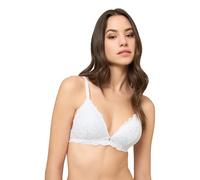 Papillon E' BY Papillon Reggiseno Sogno Triangolo IBOTTITO Senza Ferretto in Pizzo Elasticizzato (IT, Taglia della Coppa & Taglia della Fascia, B, 5, Bianco)