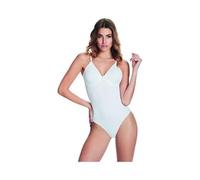 Papillon E' BY Papillon Vento EI0007 Body Sfoderato in Microfibra Ultra Leggera Coppa Preformata Senza Cuciture, con Morbido Ferretto (Bianco, 5)