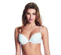 Papillon E' BY Papillon Vulcano Reggiseno Push UP in Microfibra, Coppa Gel, Effetto Volume ASSICURATO (Nero, 4)