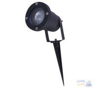 Papillon Faretto Per Esterni Con Picchetto In Alluminio Colore Nero Gu10 Cm