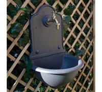 PAPILLON Fontana a muro da giardino in ghisa Mod Stubai cm 35x26x54 h Papillon