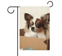 Papillon in The Box Bandiere da giardino 30,5 x 45,7 cm bandiera esterna a doppia faccia bandiera estiva da giardino di benvenuto bandiere da giardino stagionali decorazioni per le vacanze