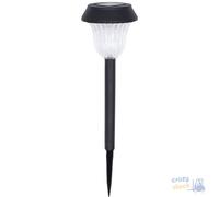 Papillon Lampada Solare Da Giardino In Plastica Colore Nero Diam. Cm 10,5 X H 38